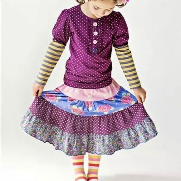 MATILDA JANE Paint by Numbers SKIRT Gentry FLORAL - Picture 1 of 5